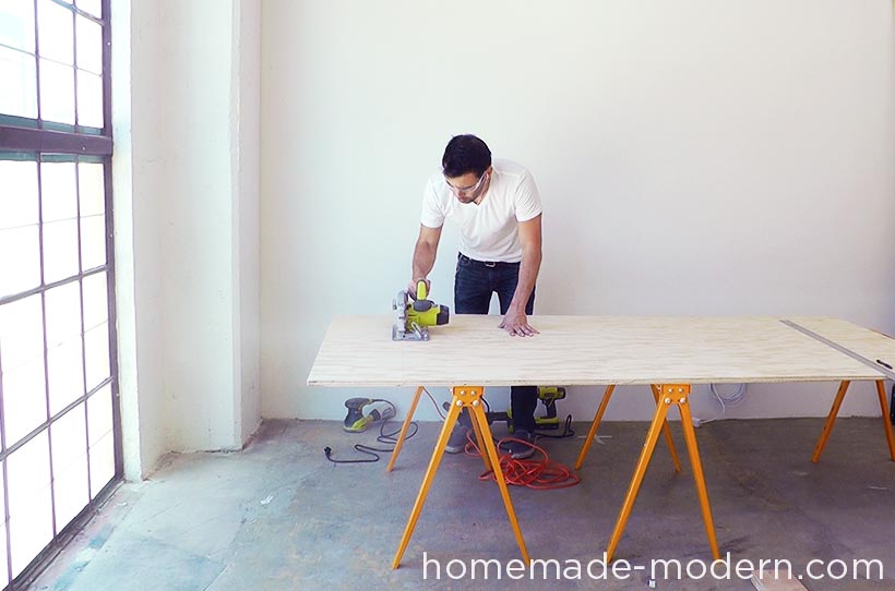 HomeMade Modern DIY EP64 Conference Table Step 3