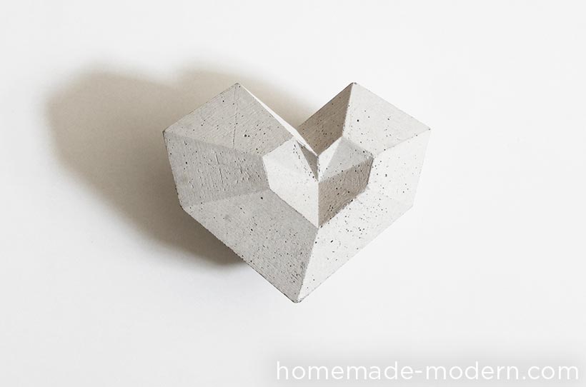 HomeMade Modern DIY EP72 Concrete Heart Box Options