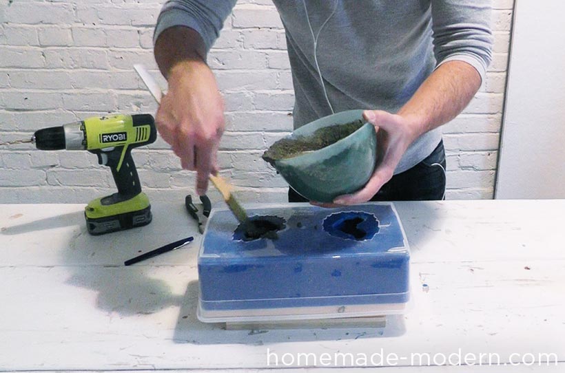 HomeMade Modern DIY EP72 Concrete Heart Box Step 8