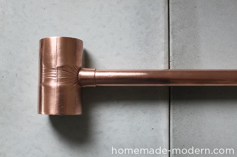 HHomeMade Modern DIY EP76 Copper Bike Rack Options