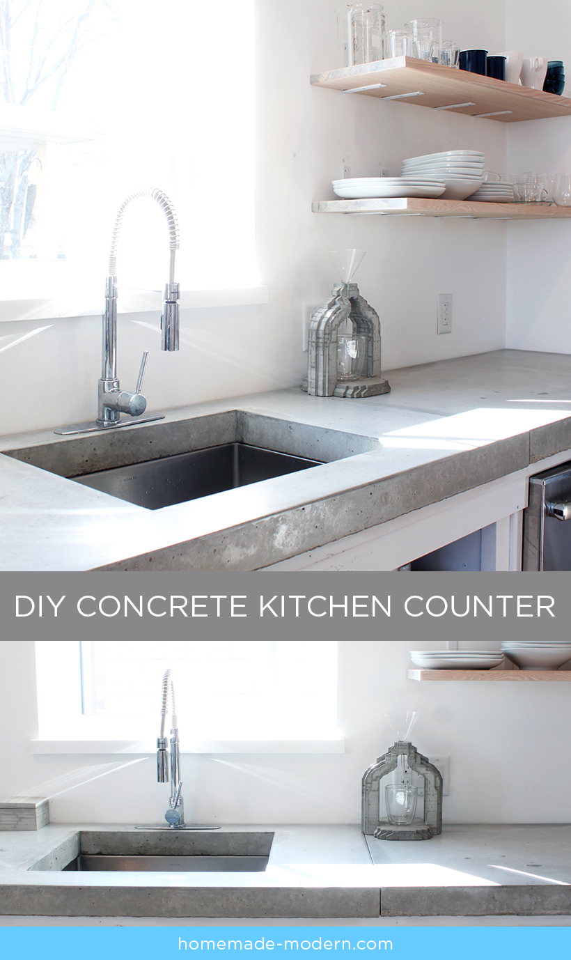 HomeMade Modern EP87 Concrete Kitchen Countertops