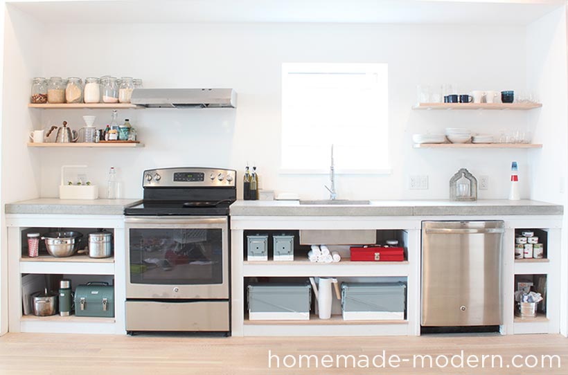 Homemade Modern Ep87 Concrete Kitchen Countertops