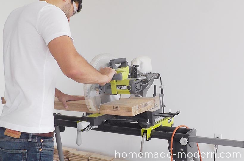 This entire kitchen is a DIY project that costs less than $3500 for everything including appliances. There are three videos on the HomeMade Modern YouTube channel that show how to make the kitchen cabinets, concrete countertop and open shelving. For more information go to HomeMade-Modern.com.